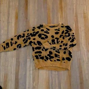 Animal Print Sweater